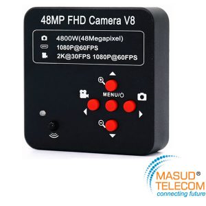 FULL HD 1080P 60FPS 4800W 48MP-V8 HDMI USB DIGITAL VIDEO MICROSCOPE CAMERA