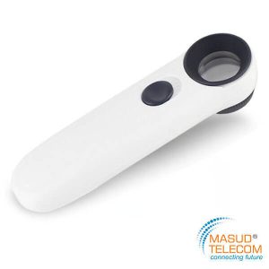 Hand-hold Eye Magnifying Glass 1B 2040 40x Magnifier Hand-held Loupe – White