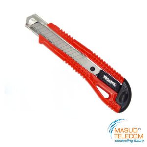 Rigang Stainless Steel Advanced Tool Cutter Knife Utility Knife Stainless Steel Cutter Blade Knife Multipurpose Use Home/School/Office Cutter Utility Knife