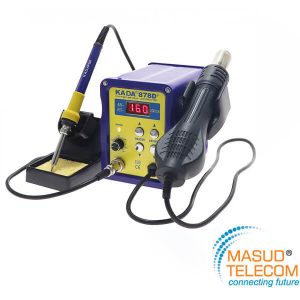 KADA 858D+ hot air gun electric soldering iron 2 in 1 DE soldering station KADA 858D+ hot air gun electric soldering iron 2 in 1 desoldering station