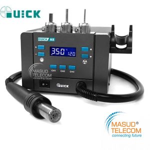 Quick K8 Rework Station Hot Air Gun Mobile Phone Screen Motherboard Repair Tool Lead Free Desoldering Station 220V EU Adapter