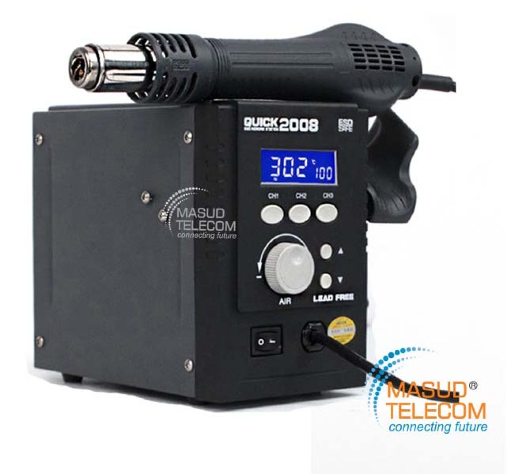 QUICK 2008 Original ESD Lead-Free Digital Display Heat Gun