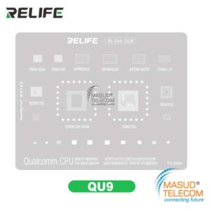 Relife RL-044 QU9 0.12mm Qualcomm CPU BGA Reballing Stencil