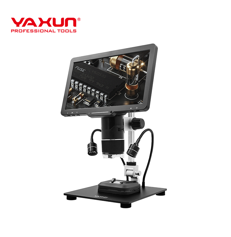 YAXUN YX-AK44 Professional Digital Microscope with 10.1" IPS Display & HDMI Output - Image 2