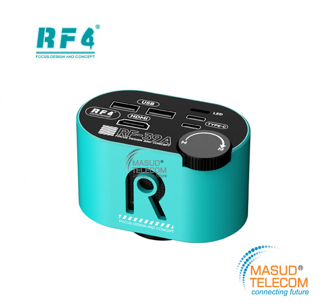 RF4 RF-39A Lossless Zoom Wide-Angle CMOS 4K Microscope Camera with Zoom Handwheel