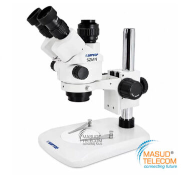 Soptop SZMN 7X–45X Continuous Zoom Trinocular Stereo Microscope